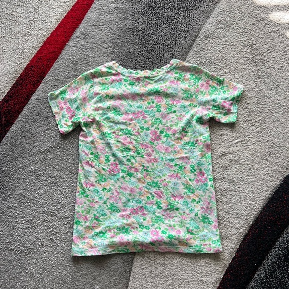 LoveShackFancy Kid’s Floral Print T Shirt - Picture 3 of 3